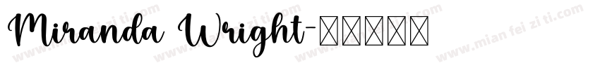 Miranda Wright字体转换